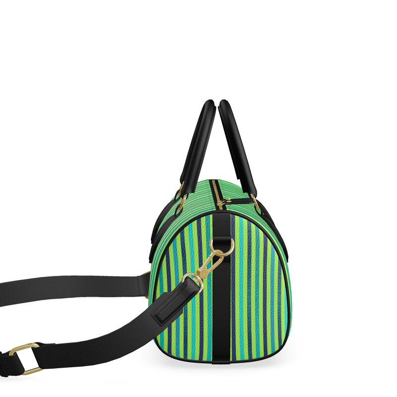 Vivid Green Blue Mini Denbigh Duffle Bag