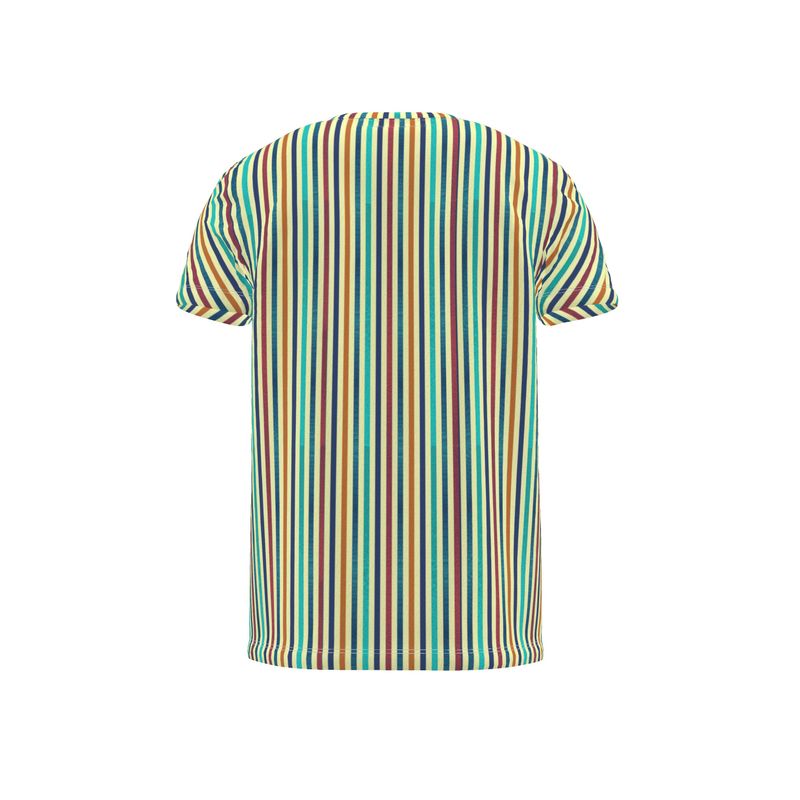 Cut And Sew All Over Print T Shirt