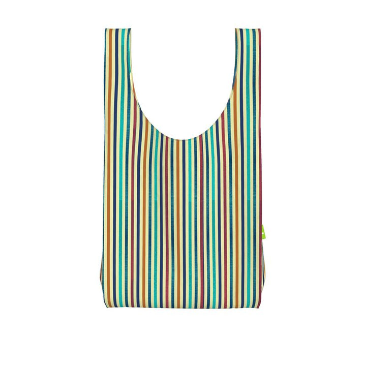 Striped Parachute Shopping Bag