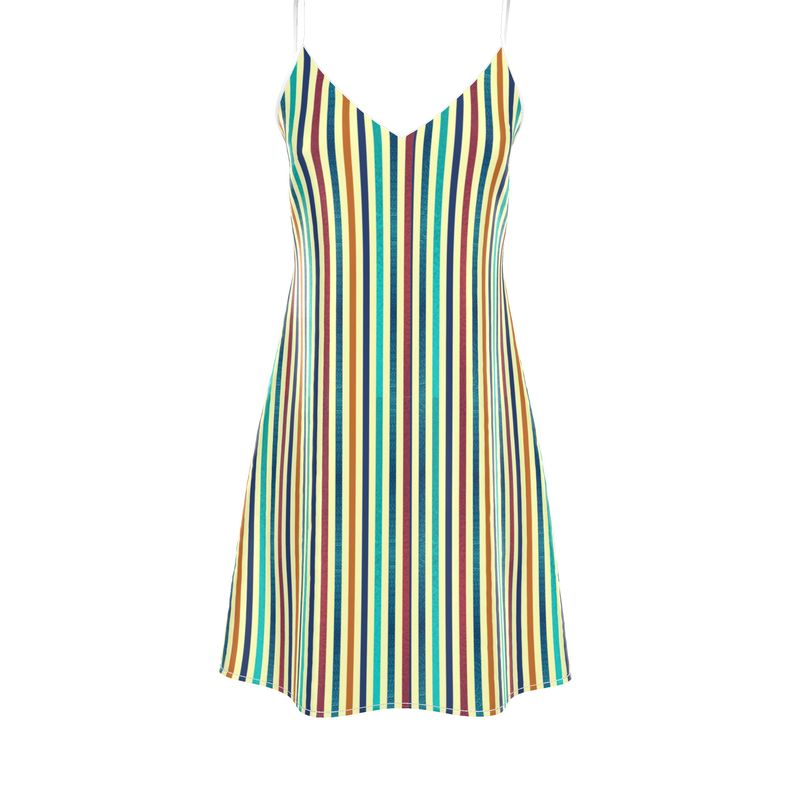 Striped Slip Dress
