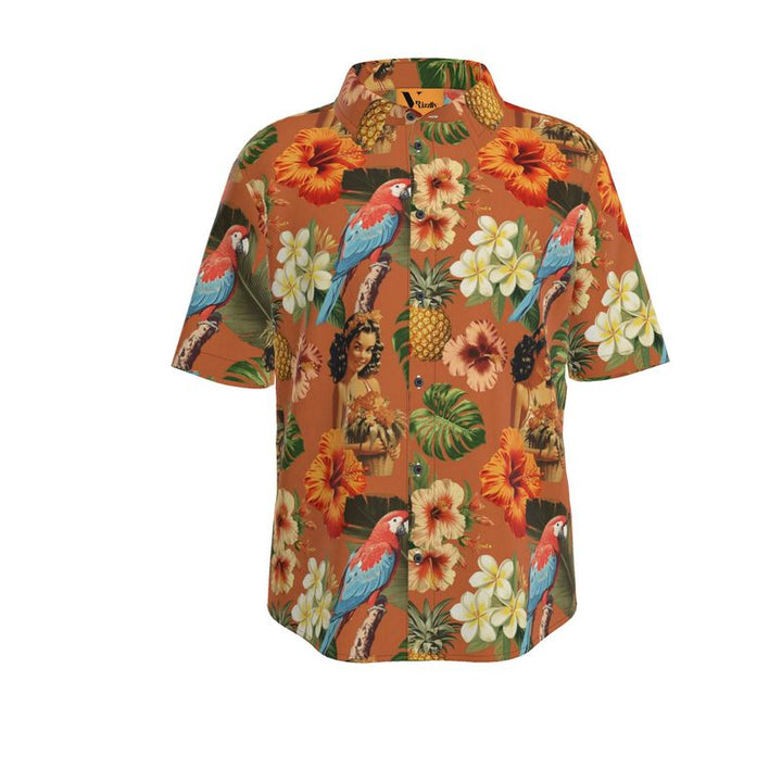 Rizzlly Tropical Serenade Men's Short Sleeve Shirt