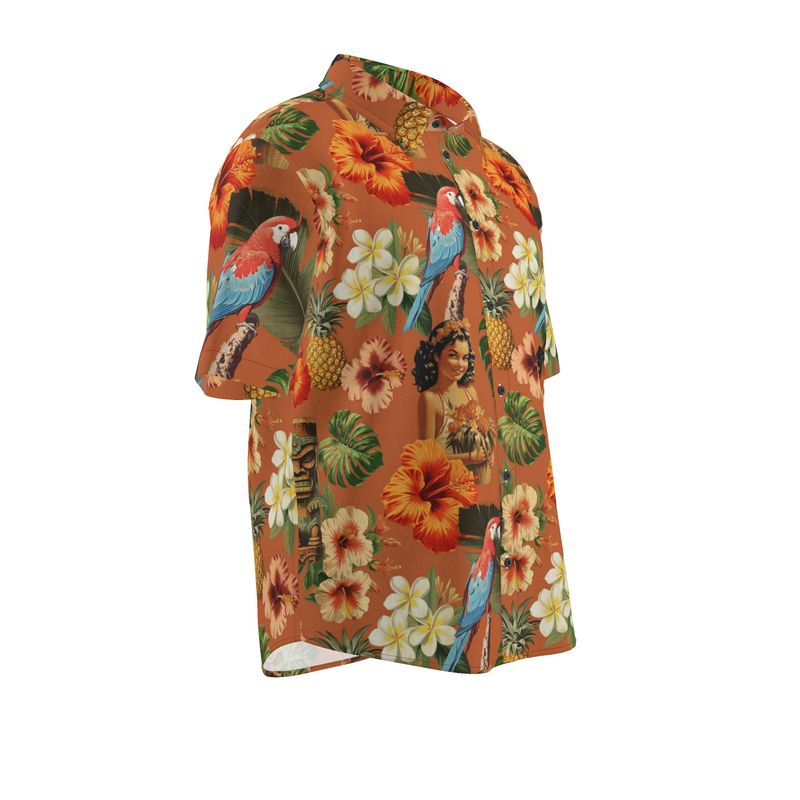 Rizzlly Tropical Serenade Men's Short Sleeve Shirt