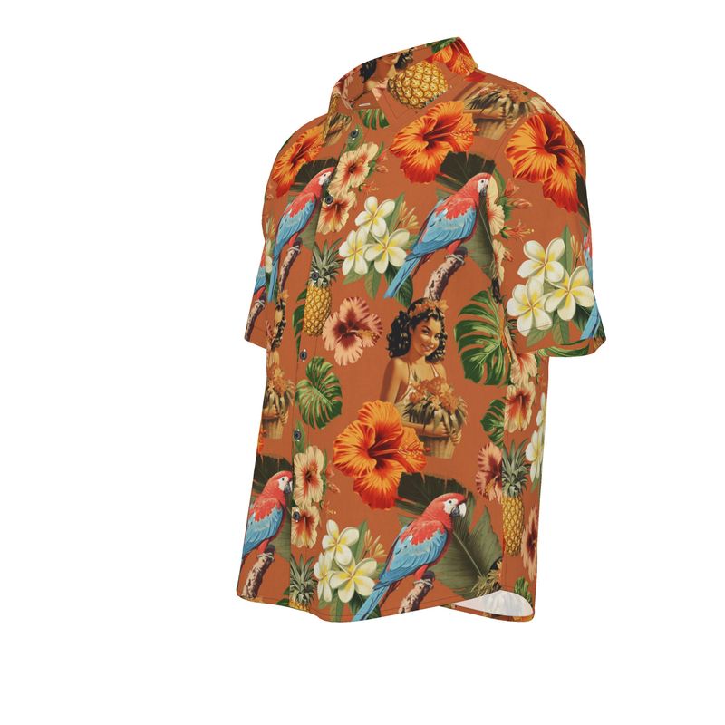 Rizzlly Tropical Serenade Men's Short Sleeve Shirt