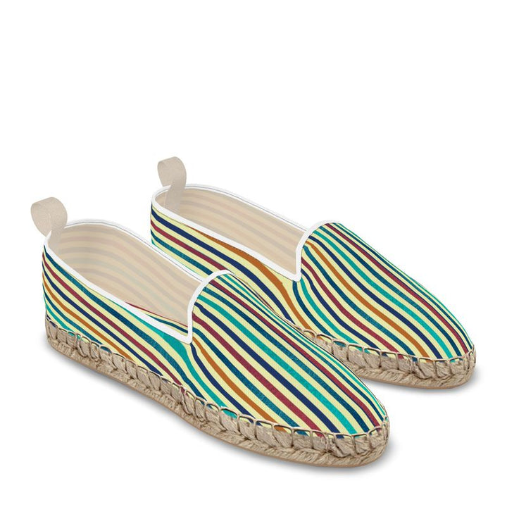 Rizzlly Multicolor Stripes Loafer Espadrilles
