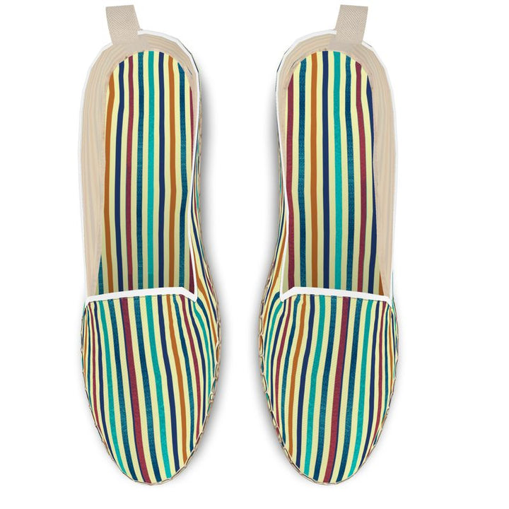 Rizzlly Multicolor Stripes Loafer Espadrilles