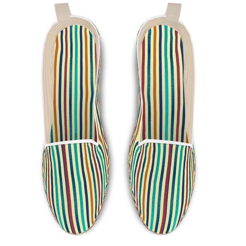 Rizzlly Multicolor Stripes Loafer Espadrilles