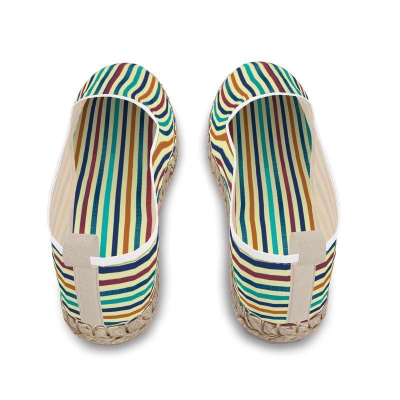 Rizzlly Multicolor Stripes Loafer Espadrilles