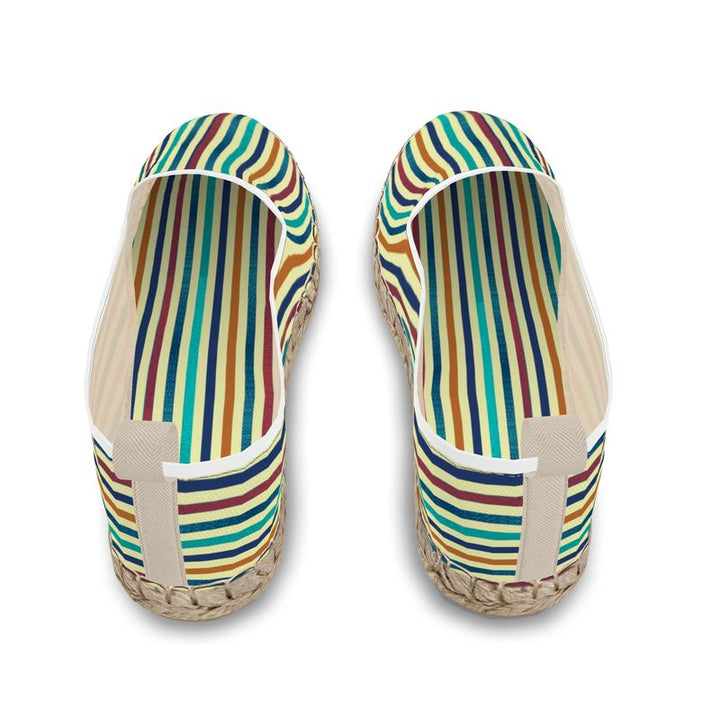 Rizzlly Multicolor Stripes Loafer Espadrilles