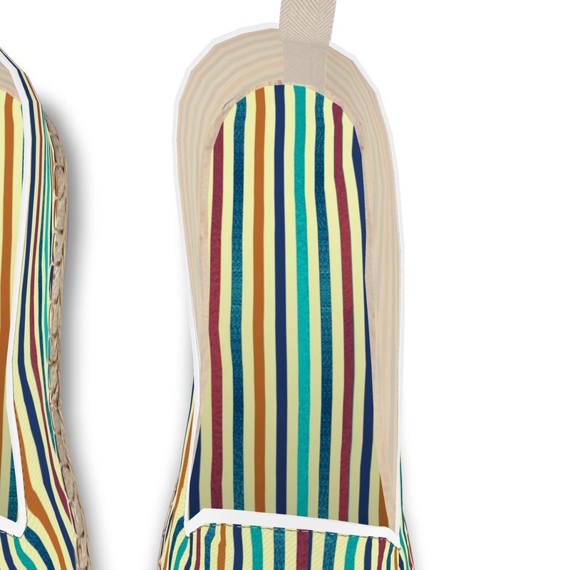 Rizzlly Multicolor Stripes Loafer Espadrilles