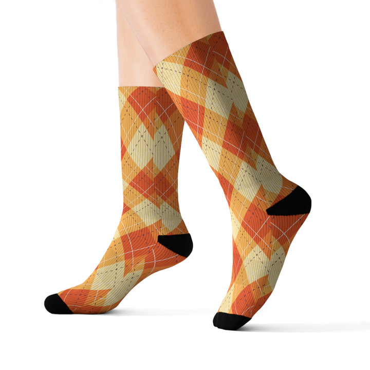 Fall Plaid Socks
