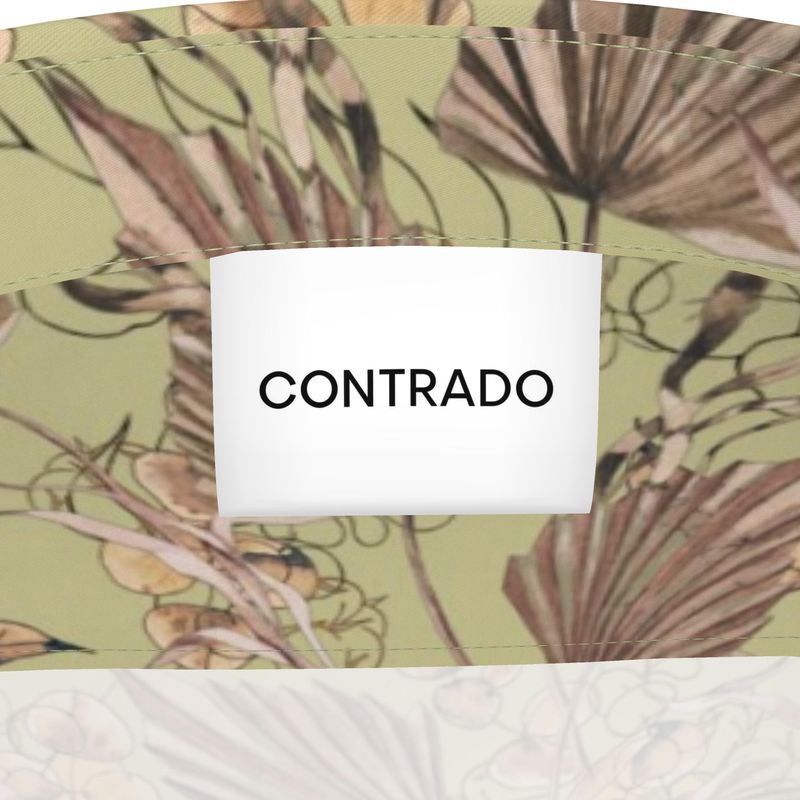 Rizzlly Khaki Palm Men's Short Sleeve Shirt