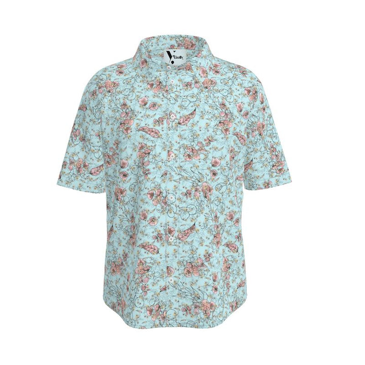 Rizzlly Calming Leaves Men's Short Sleeve Shirt