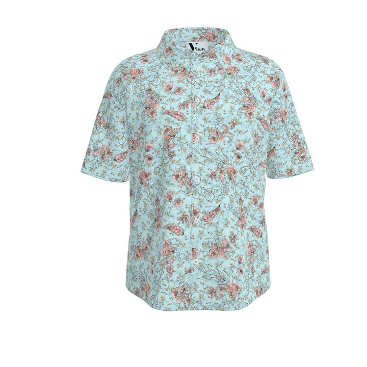 Rizzlly Calming Leaves Men's Short Sleeve Shirt