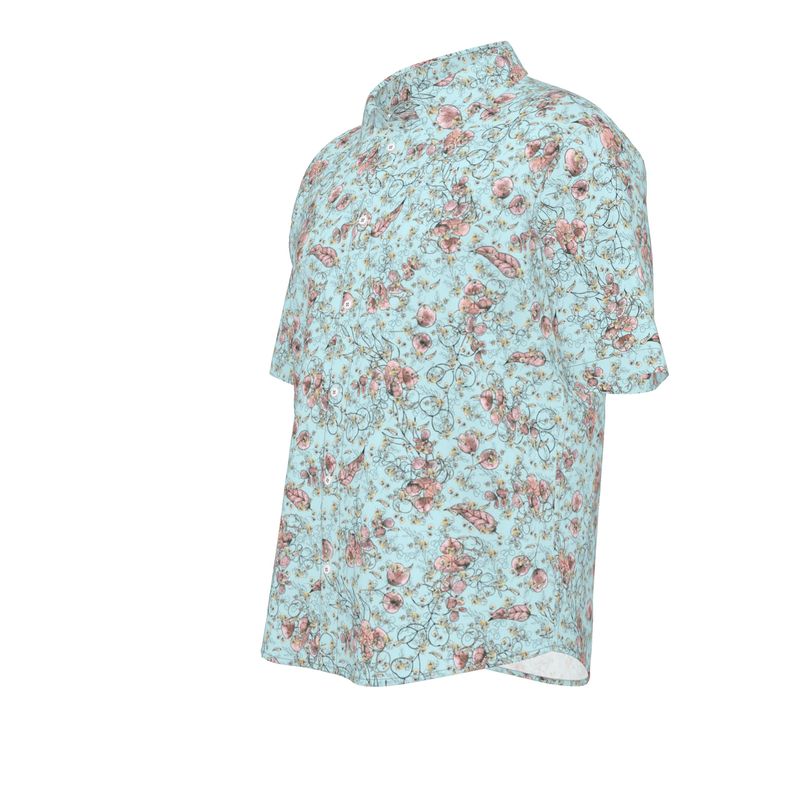 Rizzlly Calming Leaves Men's Short Sleeve Shirt