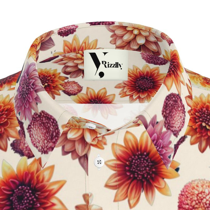 Rizzlly Sunkissed Garden Men's Short Sleeve Shirt
