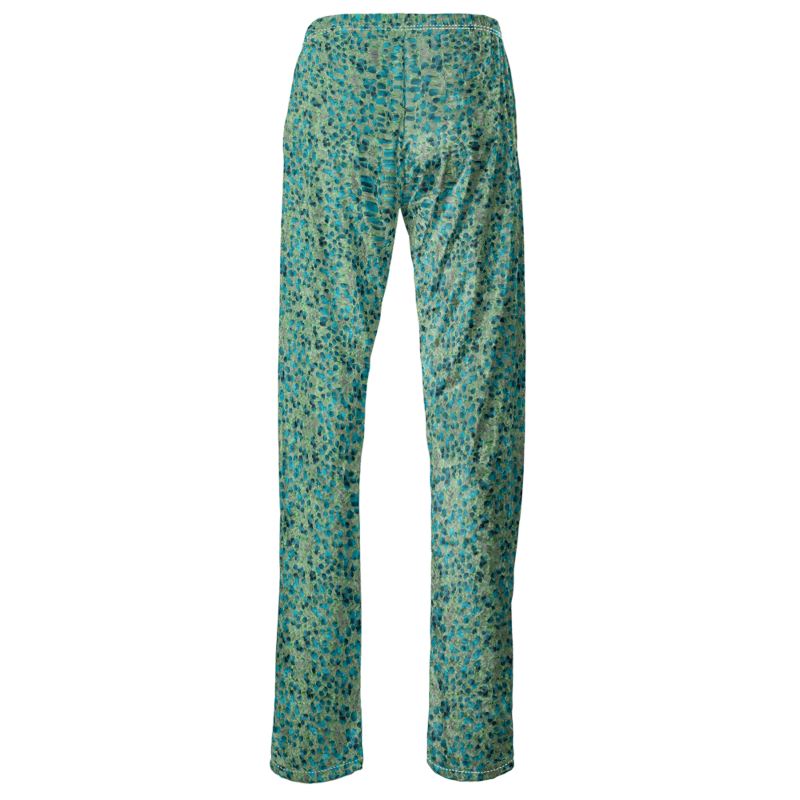 Rizzlly Green Floral Women's Trousers