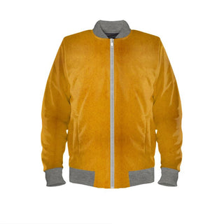 Mustard Yellow Classic Bomber Jacket - Stylish Comfort for Women