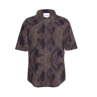 Brown Tie-Dye Shirt