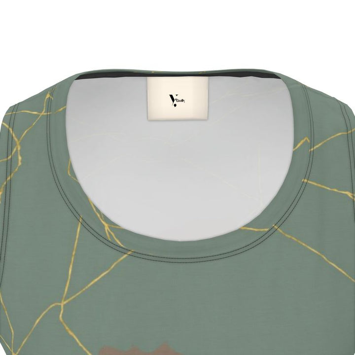 Hello Summer Palm Print Patrol Tank Top - Rizzlly