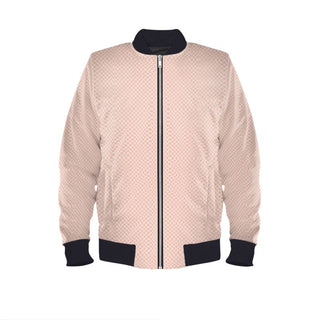 A Touch of Elegance, A Whisper of Pink Bomber Jacket