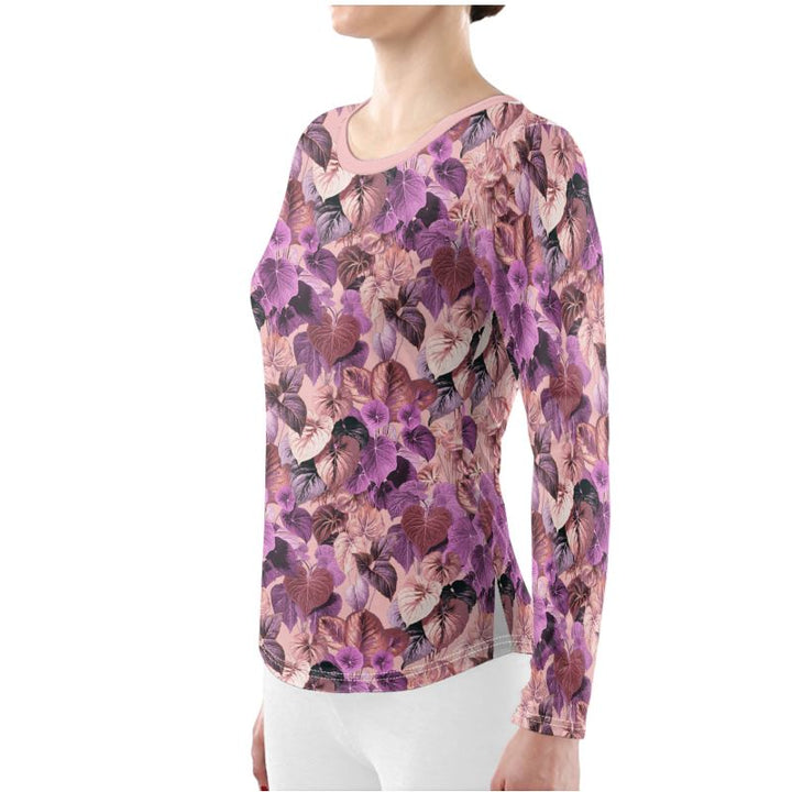 Lila Purple Floral Ladies Night Set