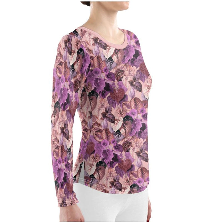 Lila Purple Floral Ladies Night Set
