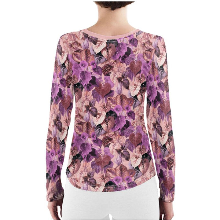 Lila Purple Floral Ladies Night Set
