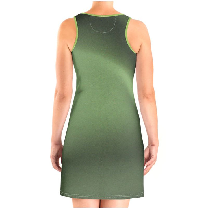 Emerald Spark Vest Dress