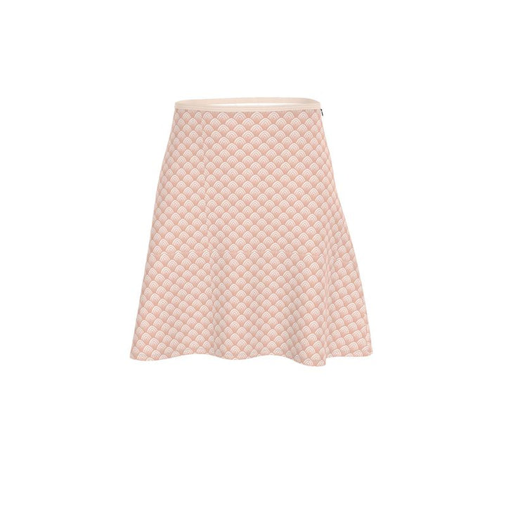 Soft Pink Flared Skirt