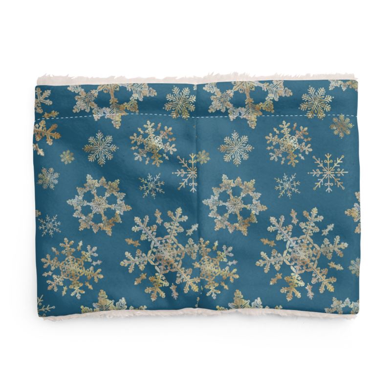 Snowflakes Sherpa Snood – Rizzlly