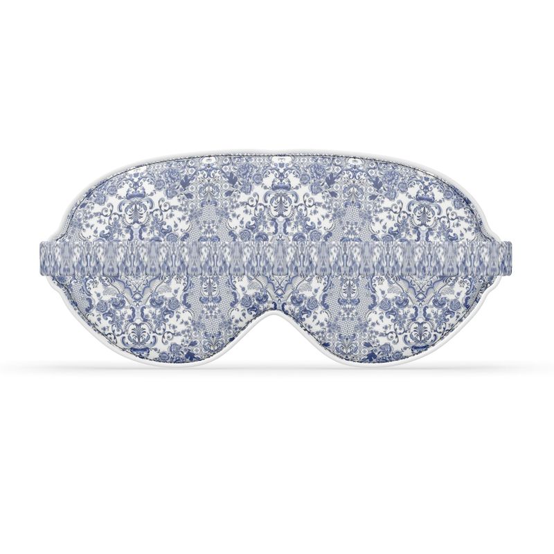 Baroque Azure Luxury Sleep Mask – Rizzlly