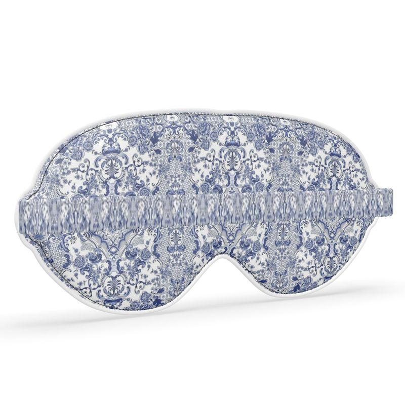 Baroque Azure Luxury Sleep Mask – Rizzlly