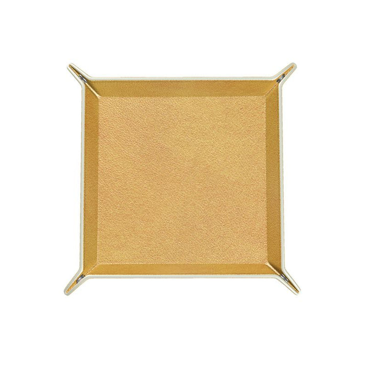 Golden Whisper Leather Trinket Tray – Rizzlly