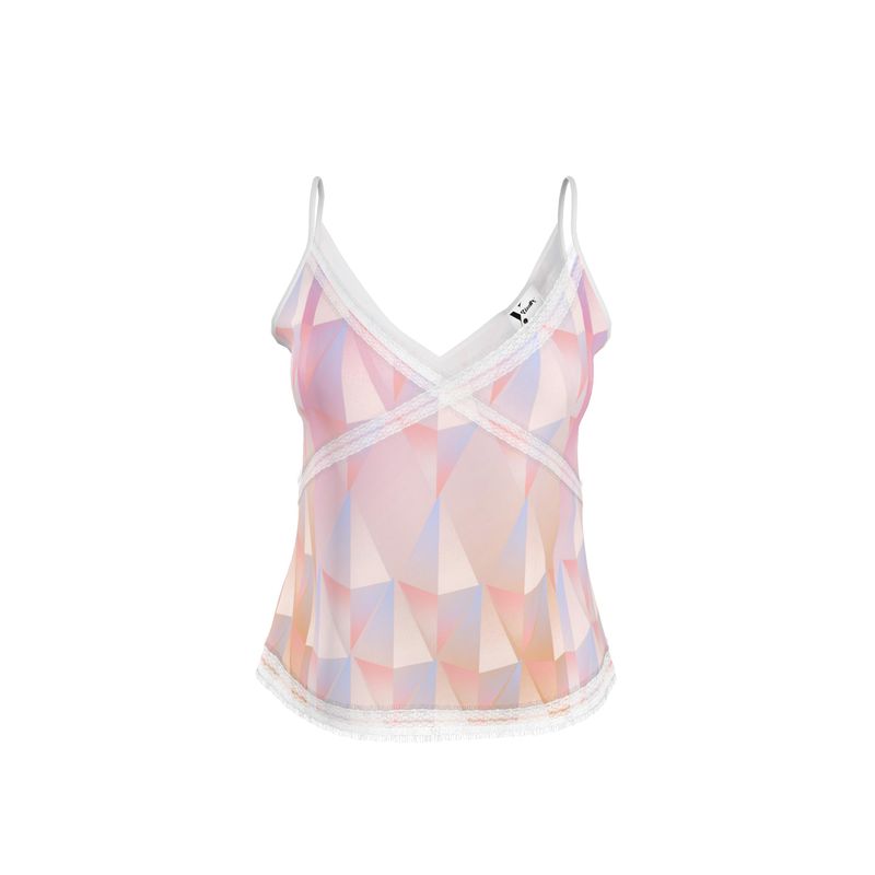 Geometric Pale Cami – Rizzlly