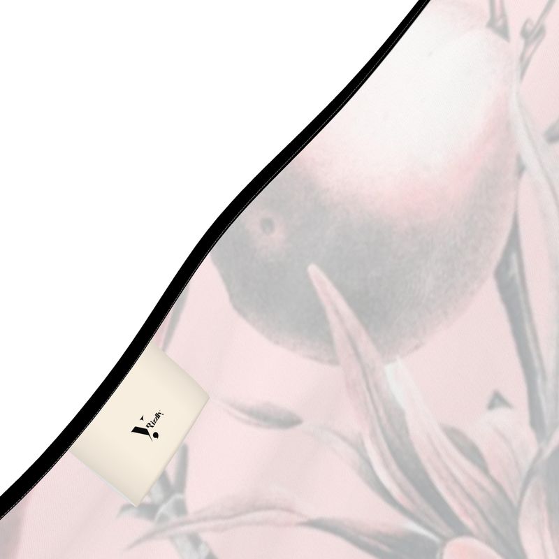 Floral Pink Halterneck Backless Dress – Rizzlly