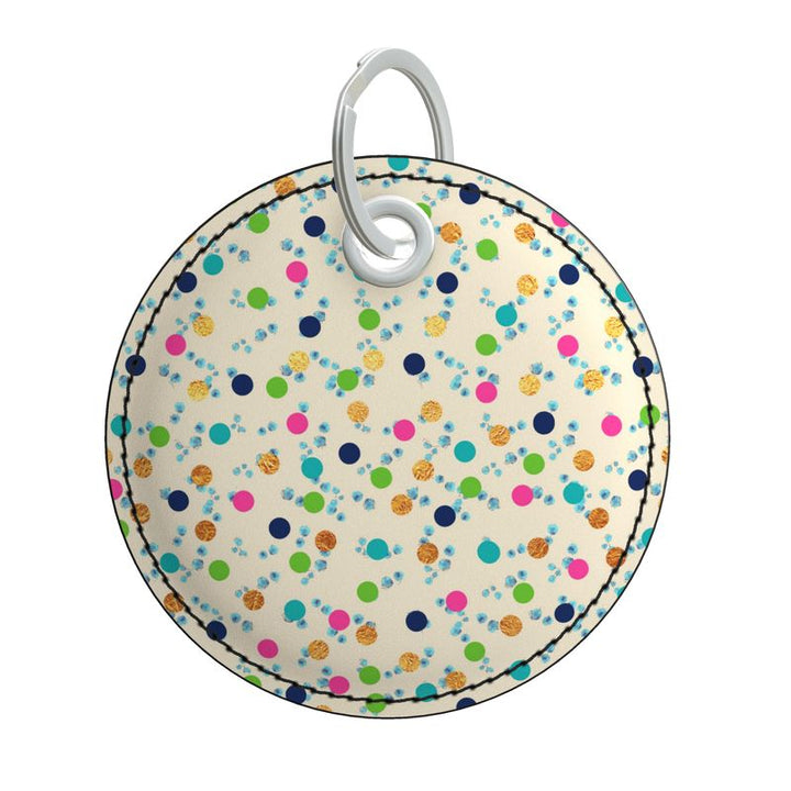Polka Premium Painted Edge Keyring – Rizzlly
