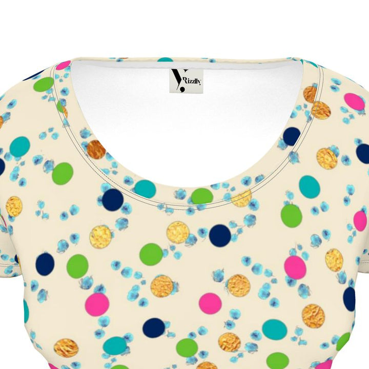 Polka Ladies Scoop Neck T-Shirt – Rizzlly