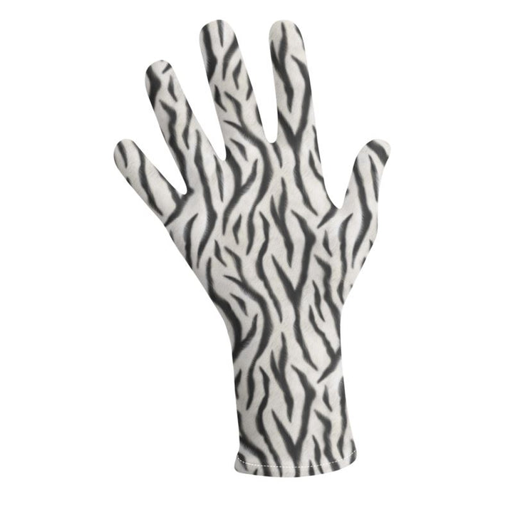Zebra Lycra Gloves – Rizzlly