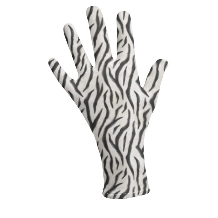 Zebra Lycra Gloves – Rizzlly