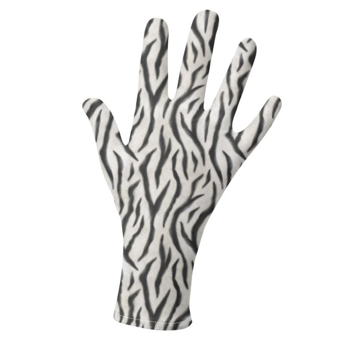 Zebra Lycra Gloves – Rizzlly