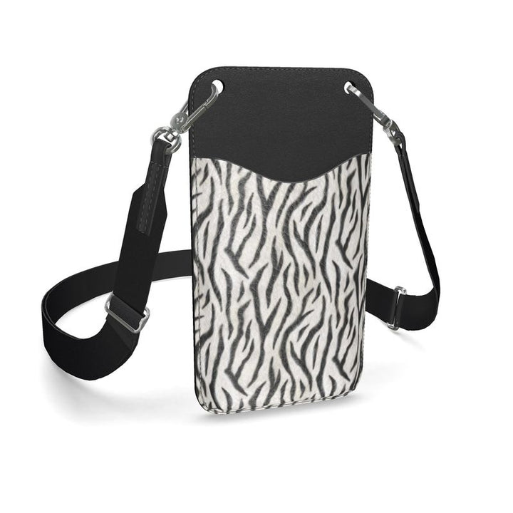 Zebra Leather Phone Case with Strap – Rizzlly