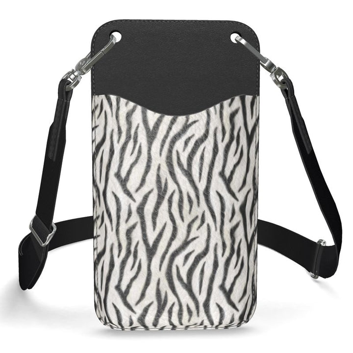 Zebra Leather Phone Case with Strap – Rizzlly