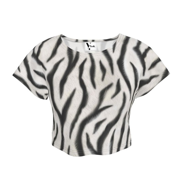 Zebra Ladies Crop Top – Rizzlly