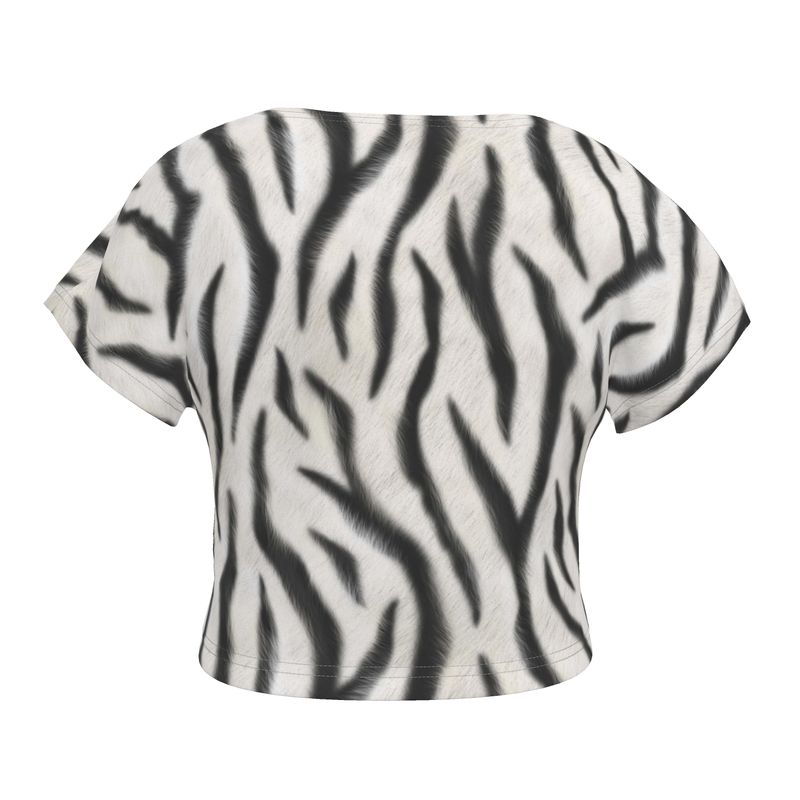 Zebra Ladies Crop Top – Rizzlly