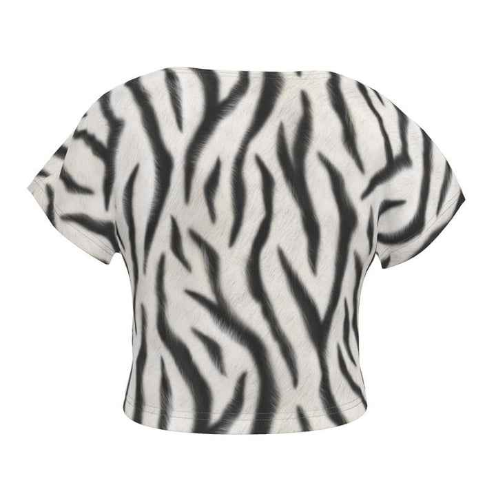 Zebra Ladies Crop Top – Rizzlly