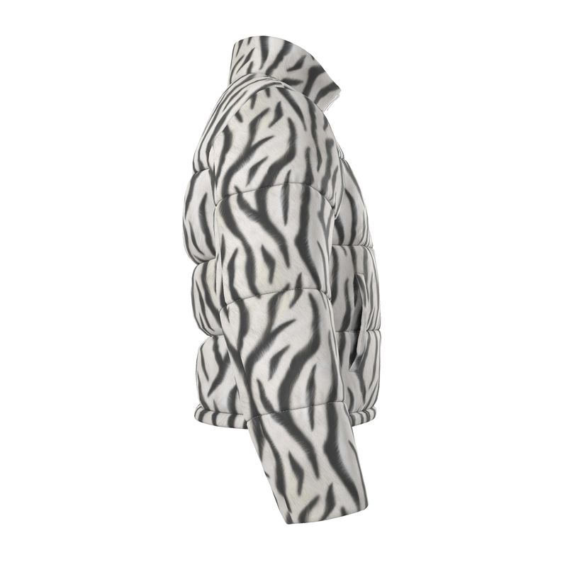 Zebra Women Puffer Jacket – Rizzlly