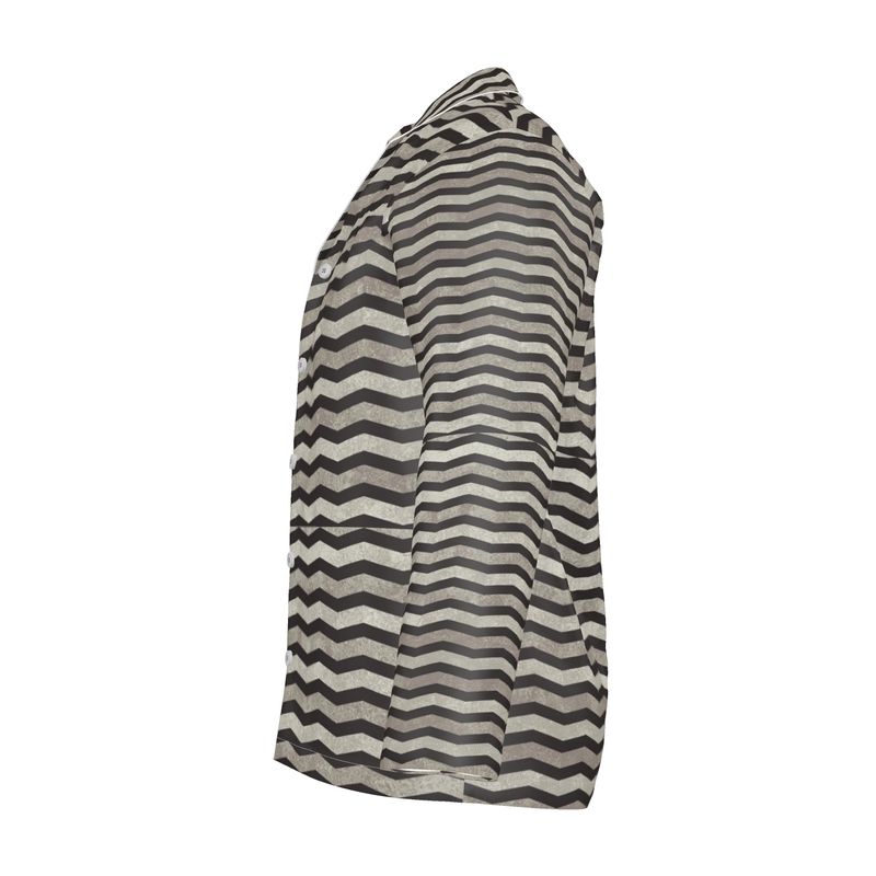 Chevron Men's Luxury Pyjama Shirt – Rizzlly