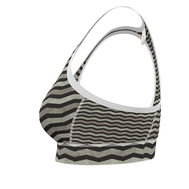 Chevron Sports Bra – Rizzlly
