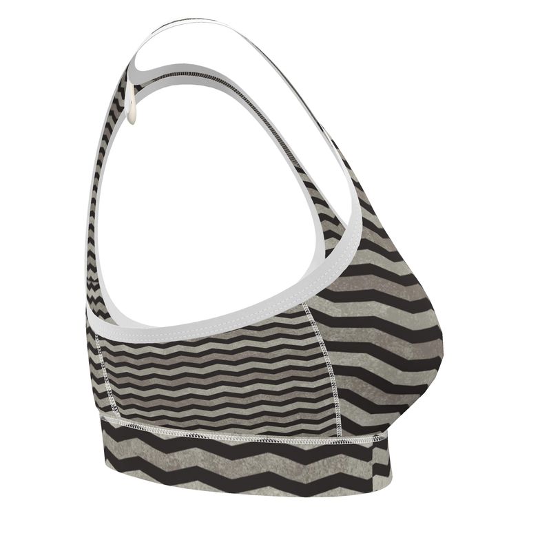 Chevron Sports Bra – Rizzlly