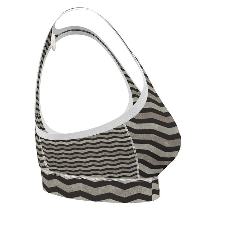 Chevron Sports Bra – Rizzlly